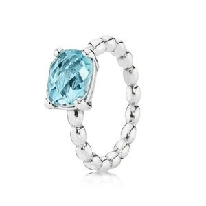Pandora topaz ring size 50